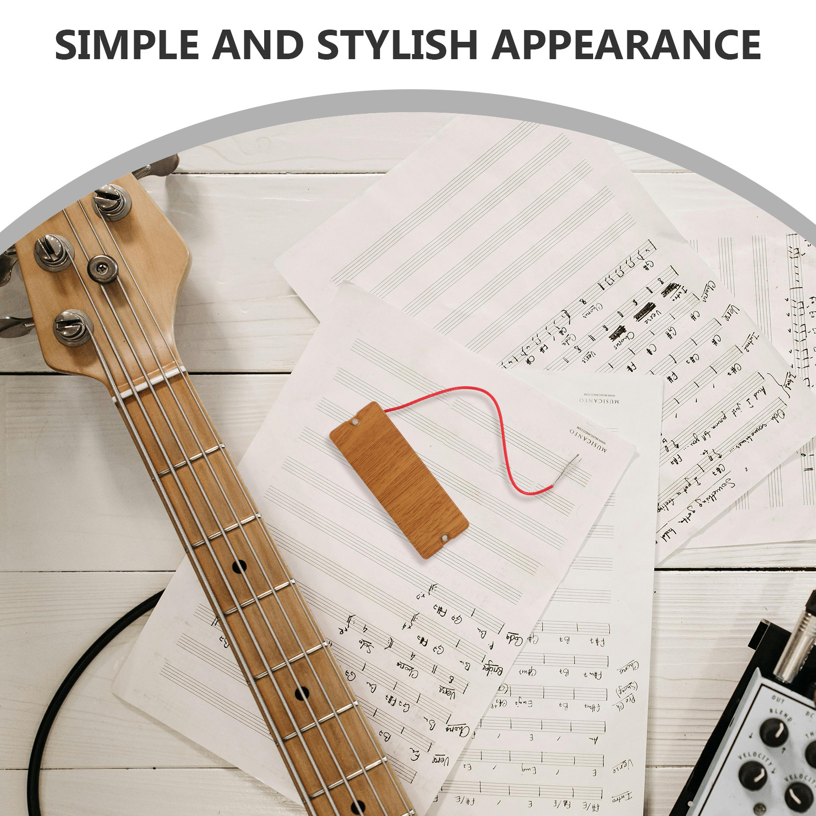 Metal Dual Coil Humbucker Pick - Bass Guitar Strings 评论和价格