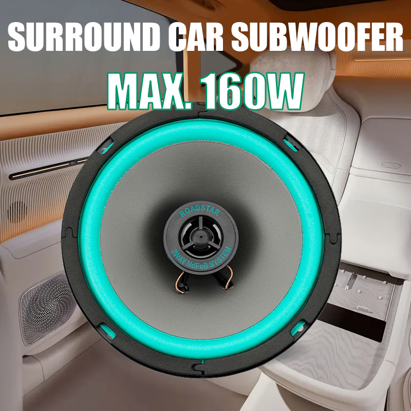 1PC 160W 6.5 Inch Car Coaxial  - Audio Universal Music 评论和价格