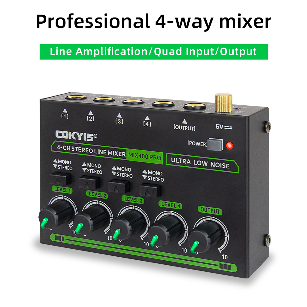 Mix400 Pro 4 Channel Professio - Audio Mixer 4 Channel 评论和价格