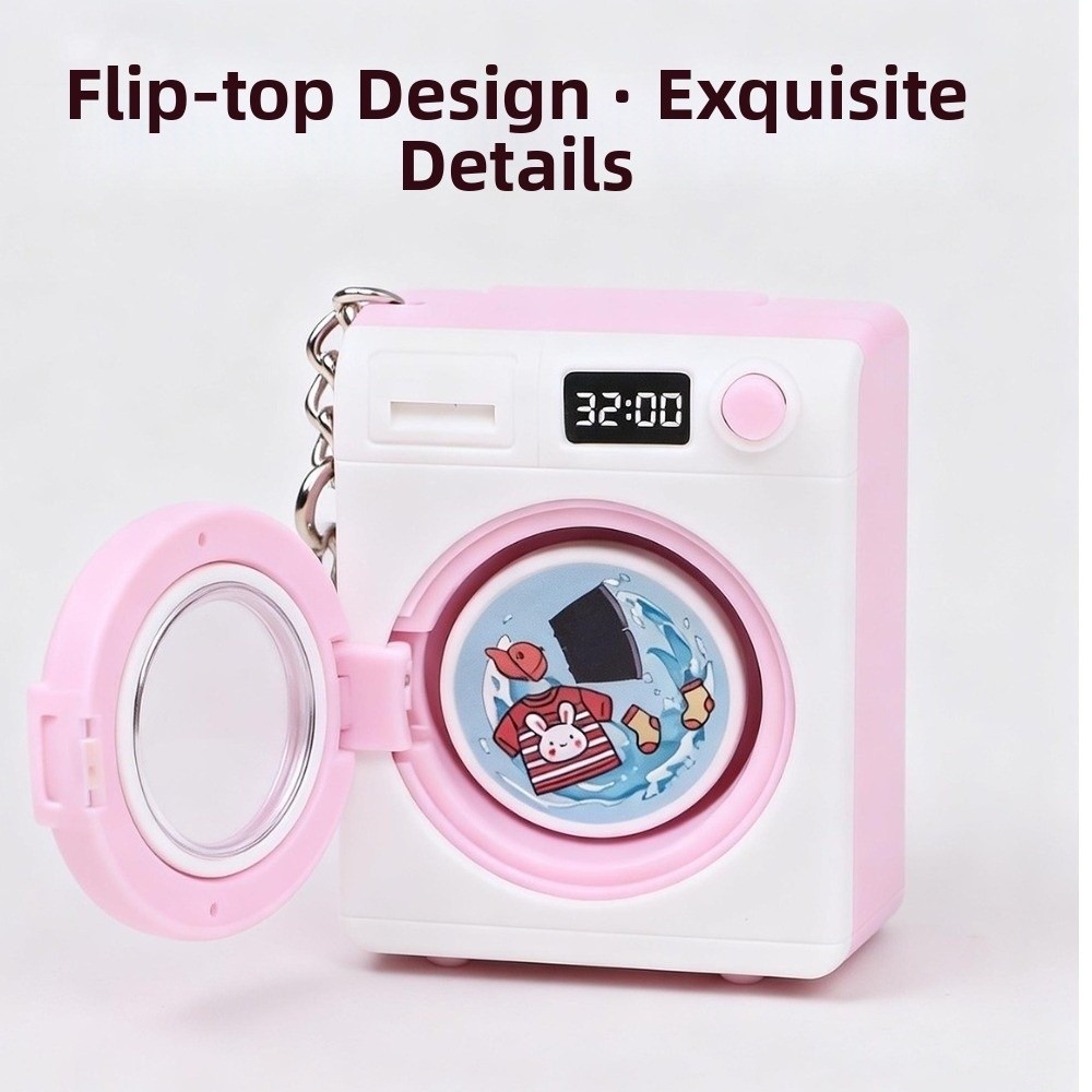 Funny Washing Machine Keychain - Audio Music Lollipop 评论和价格
