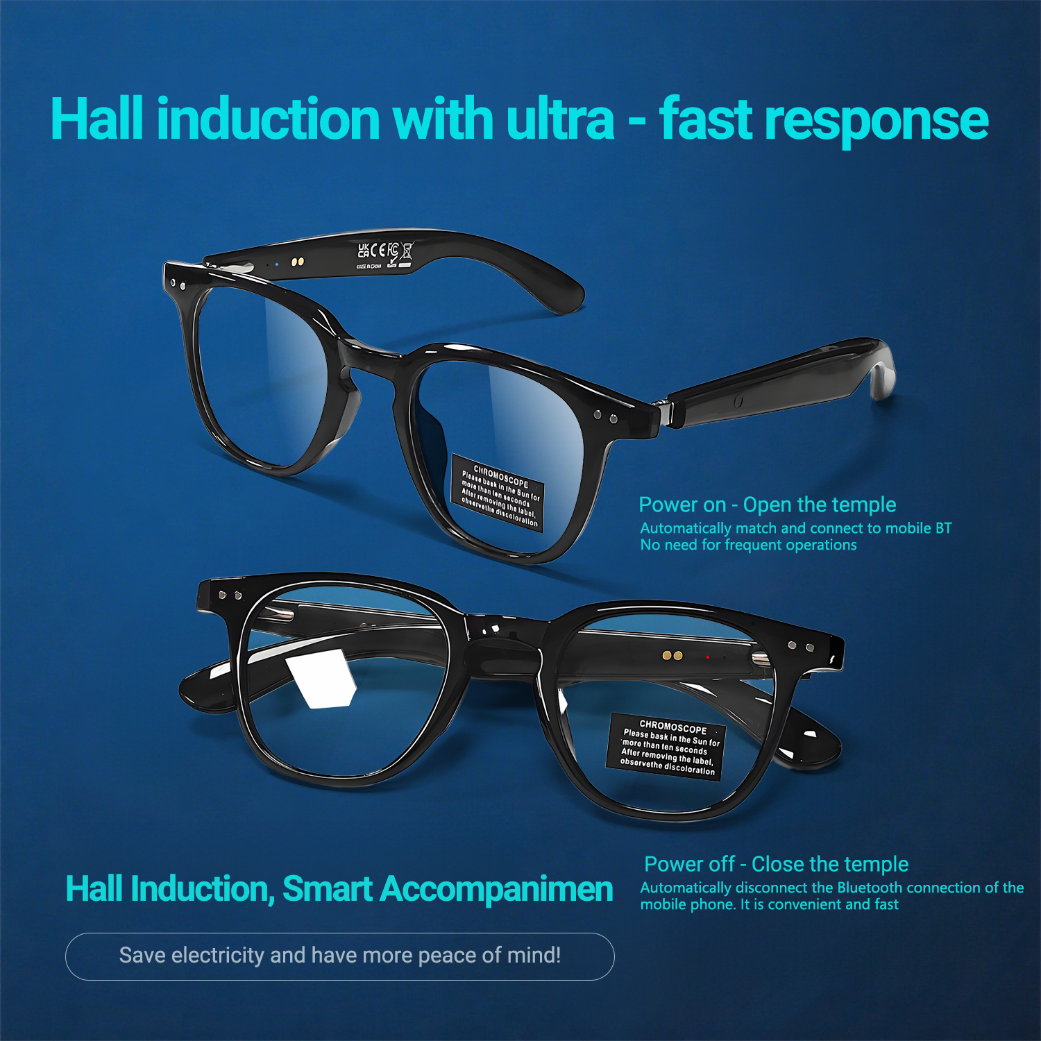 Photochromic Smart Glasses Ant - Audio Music To Video Ai Free 评论和价格