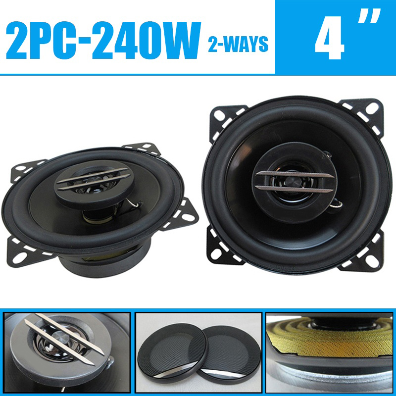 4 inch 240W Coaxial Audio Car  - Audio Universal Music 评论和价格