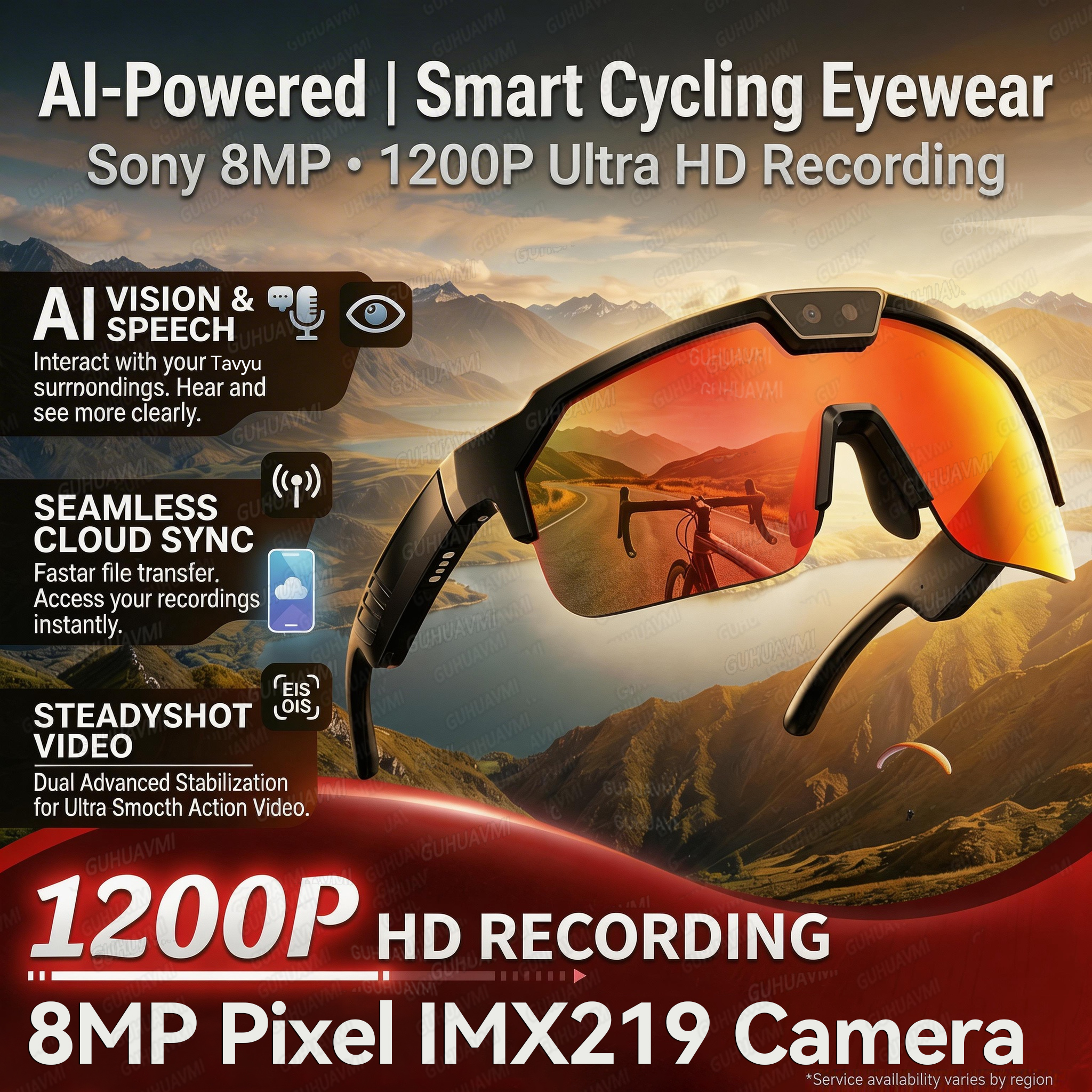 2026New AI Smart Glasses 1200P - Audio Music To Video 评论和价格