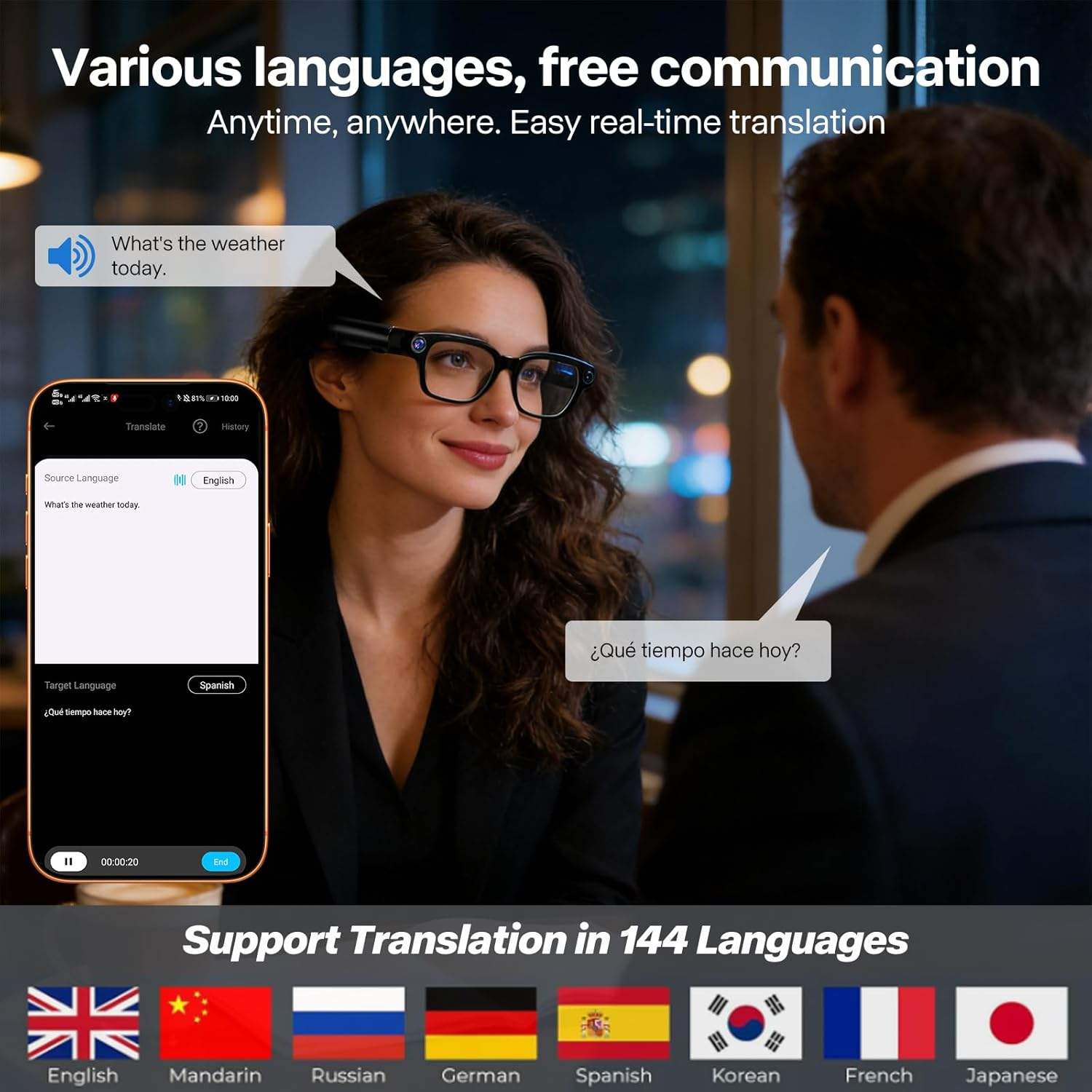 2026 New HD Smart Audio Glasse - Audio Music To Video Ai Free 评论和价格
