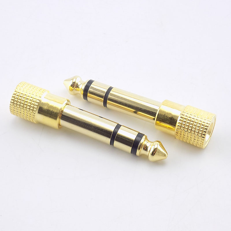1/2pcs 6.5mm to 3.5mm Male to  - Audio Music Converter To Mp3 评论和价格