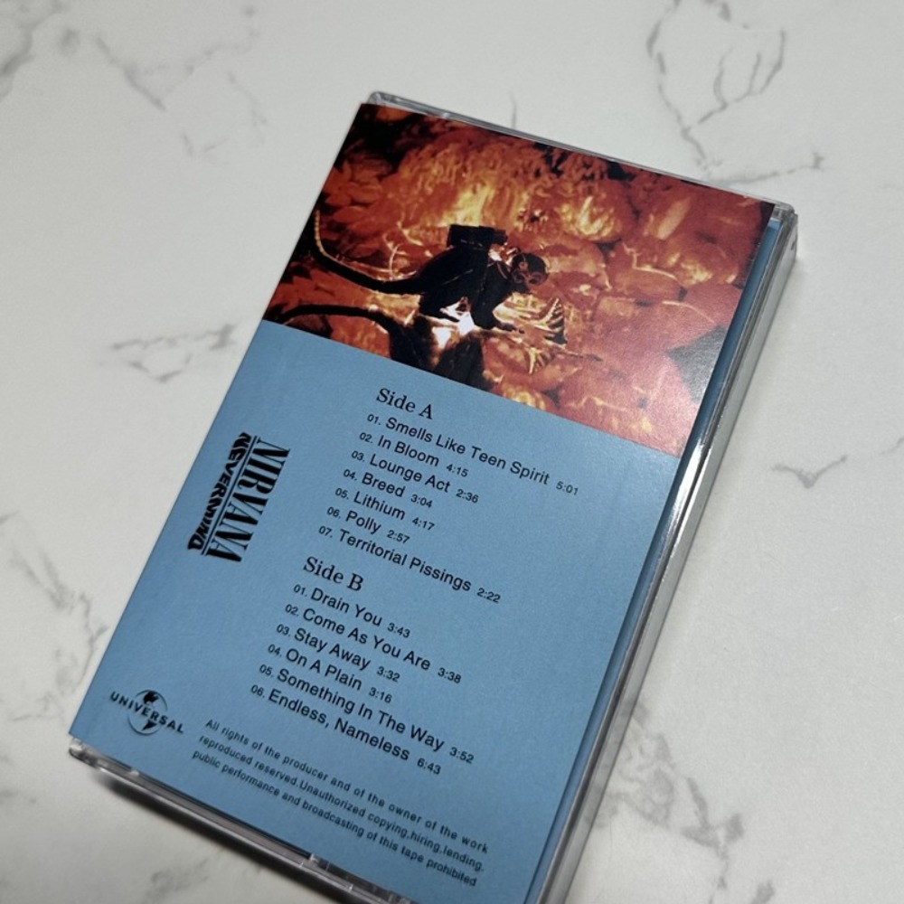 Nirvana Cassette Tape Rock Eng - Audio Music New Song 评论和价格