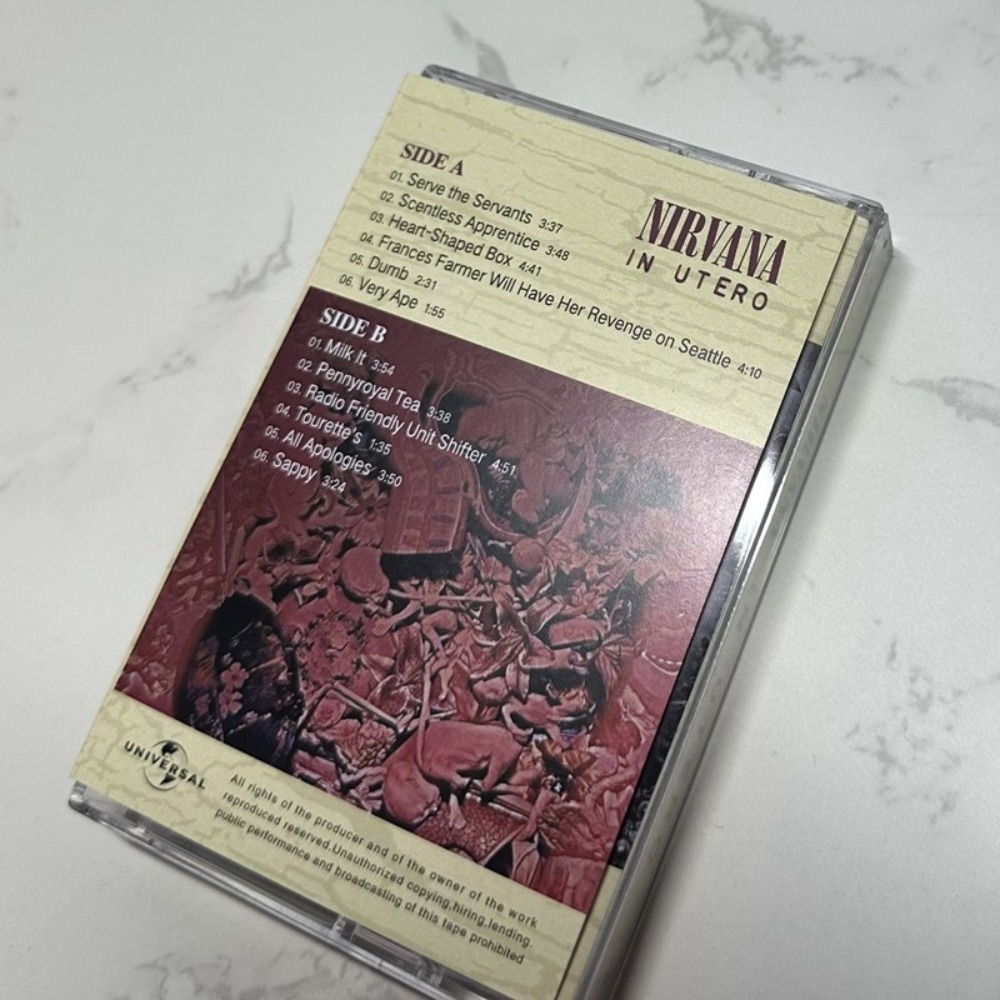 Nirvana Cassette Tape Rock Eng - Audio Music New Song 评论和价格