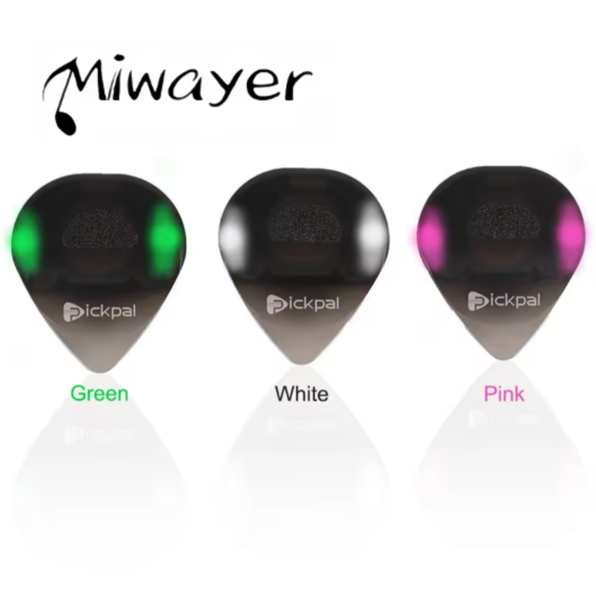 Miwayer Heart Shaped LED Guita - Electric Guitar Pick Pack 评论和价格