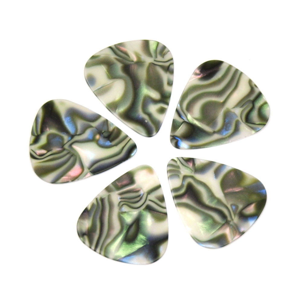 100pcs/lot Abalone Seashell 0. - Electric Guitar Pick Pack 评论和价格