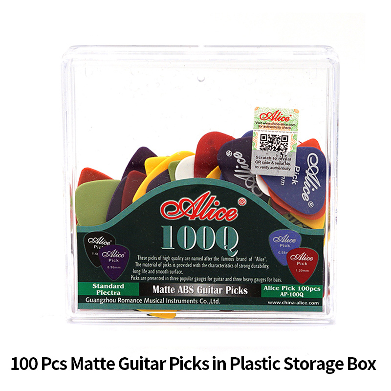 Alice Guitar Picks 100pcs Matt - Electric Guitar Pick Pack 评论和价格