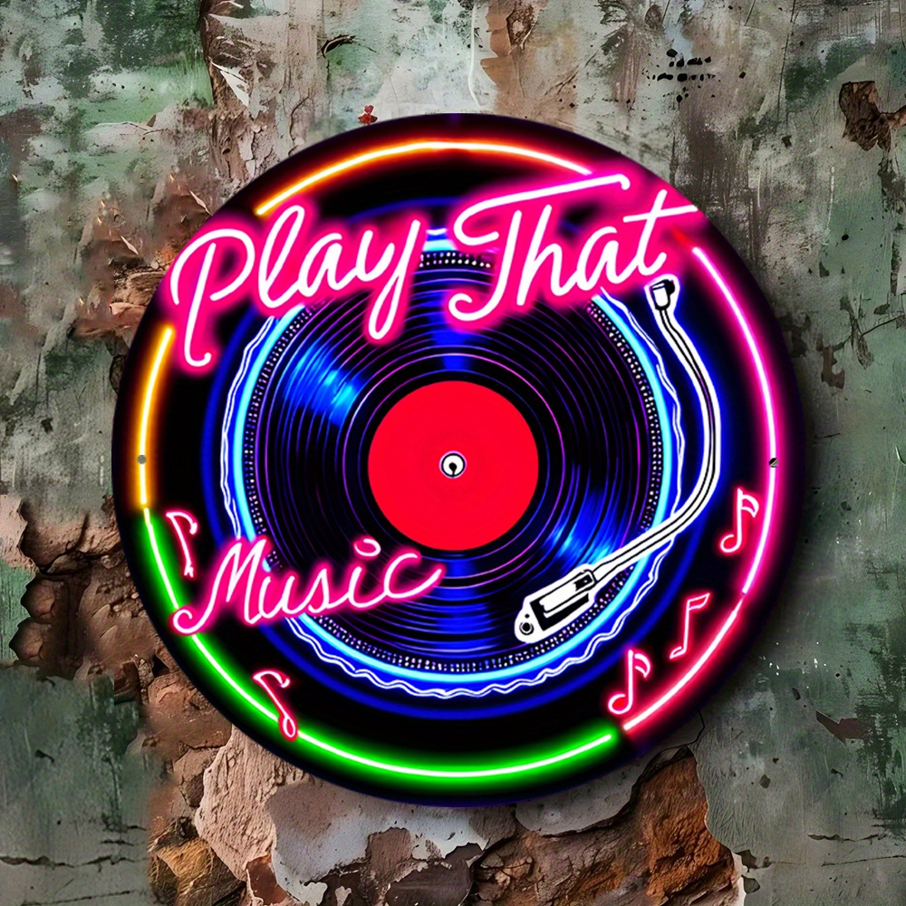 2D Flat, 1pc Retro Vinyl Recor - Audio Music Recording 评论和价格