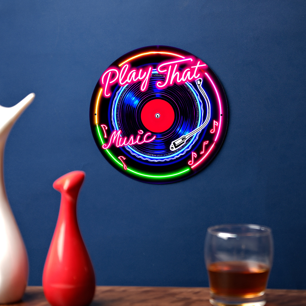2D Flat, 1pc Retro Vinyl Recor - Audio Music Recording 评论和价格