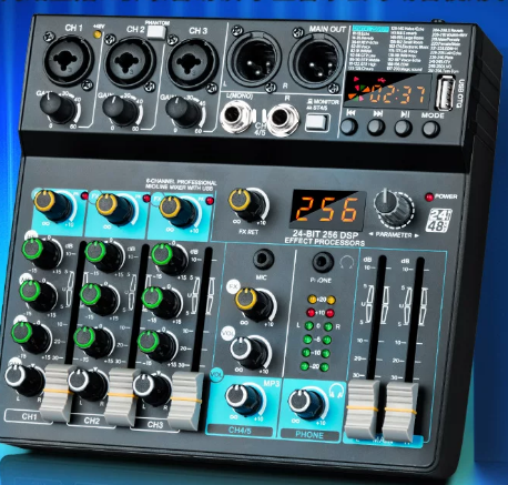 4-Channel Bluetooth Audio Mixe - Audio Mixer 4 Channel 评论和价格