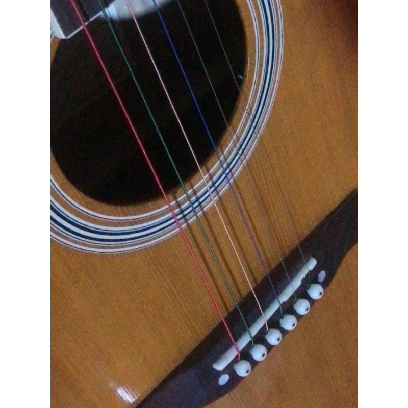 Wooden Acoustic Guitar Second  - Bass Guitar Strings 评论和价格