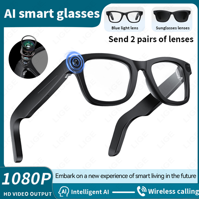 AI Smart Glasses Camera 800W B - Audio Music To Video Ai Free 评论和价格