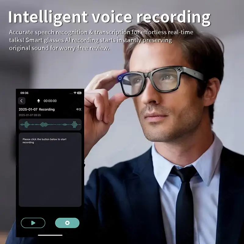 AI Smart Glasses with 8MP Came - Audio Music Recording 评论和价格
